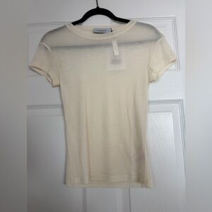 DE ROCOCO - short sleeve tee 100% wool- NEW WITH TAGS